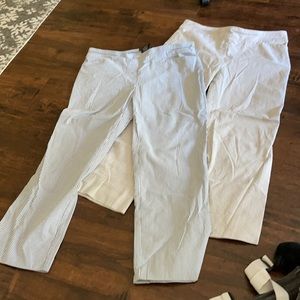 Two pairs of ankle length